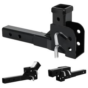 lot 7168 image: Fullwatt Folding 2 Trailer Hitch Adapter Hitch Extender with 16.3 Length