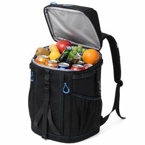 lot 7173 image: Hp hope Cooler Backpack Insulated Waterproof, Black Large Capacity Cooler Backpack, Insulated Lunch Bag for Men Camping, Picnic, Hiking, Beach, Travel