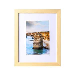 lot 7177 image: wyooxoo 8x10 Picture Frame Made of Solid Wood Photo Frame Display Pictures 5x7 with Mat or 8x10 Without Mat For Table top Display or Wall, Natural Wood, 1 Pack
