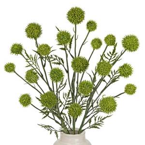 lot 8342 image: Hollyone 3Pcs Green Faux Branches 28 Artificial Plants Ball Flowers for Vase Fake Silk Flower with Long Stem Floral Arrangements Bouquets Orchid Fruit Faux Plants for DIY Home Decor