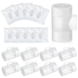 lot 8369 image: Threlaco 50 Pcs Tracheostomy HME Heat Moisture Exchanger Individually Package Tracheotomy Humidifier Tracheostomy Supplies