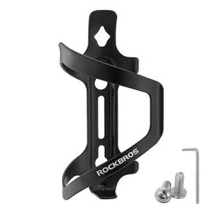 lot 8375 image: ROCKBROS Bike Water Bottle Cage Aluminum Alloy Bicycle Water Bottle Holder