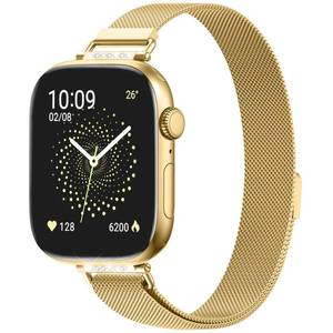 lot 8407 image: WADELIZ Ultra-Slim Milanese Loop Compatible with Apple Watch Band for Women 42mm 41mm 40mm 38mm 46mm 45mm 44mm, 14MM Width Metal Mesh Strap with Strong Magnetic Lock, Lightweight Breathable Replacement Band for iWatch Series SE 11 10 9 8 7 6 5 4 3 2 1