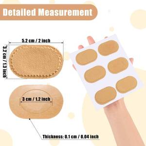 lot 8412 image: Funtery 6 Pcs Foot Callus Cushion Toe Cushions Pad Foot Protector Pads Corn Mat Patches Shoe Accessories for Women Men Fabric Feet Heel Toe Protector Pads