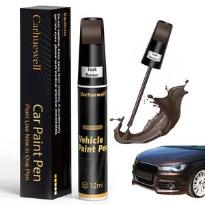 lot 8483 image: Bronze Touch Up Paint for Cars, Car Scratch Repair Pen, Car Paint Touch Up Pen Auto Scratches Remover Easy to Use and Quick Fix(Teak Brown)