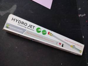 lot 10007 image: Hydro Jet Cleaning Solution Hose Attachment with Brass Fittings