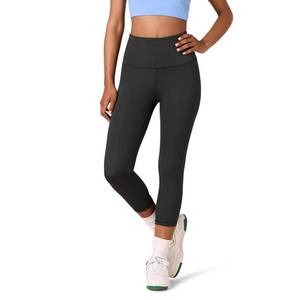 lot 10008 image: Amazon Essentials Womens High Waisted Active Sculpt Cropped Workout Exercise Capri Leggings, Black, X-Large