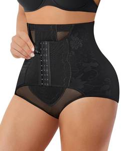 lot 10017 image: KUMAYES Plus Size Shapewear for Women Tummy Control Panties Black Faja Body Shaper High Waisted Butt Lifter Underwear, 2XL