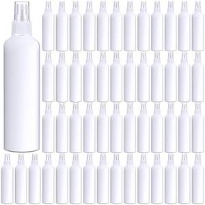 lot 11551 image: Eccliy 32 Pcs 8 oz Spray Bottles Fine Mist Plastic Spray Bottles Clear Empty Sprayer Hairs Refillable Travel Sprayer with Pump Cap for Cleaning Oils Travel Perfumes(White,Colored)