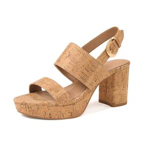 lot 11573 image: Marc Ford Platform Heels for Women Chunky Heel Sandals with Ankle Strap Fashion Open Toe Block Heels for Summer Dress 2026 (Slight Use), 9 SIZE