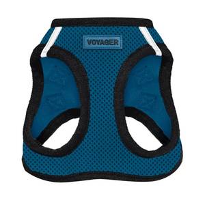 lot 12344 image: Voyager Step-in Air Dog Vest Harness - BlueBlack Trim, Medium (Slight Use)