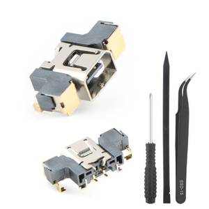 lot 12348 image: for Nintendo 3DS3DS XL3DS LL Charging Port Replacement for Nintendo 3DS Dock Connector USB Type C Charge Power Socket Jack Port Console Accessories (with Repair Tools)
