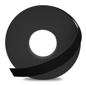 lot 12364 image: GSCIT Club Black Edge Banding, 34 inch x 10ft Melamine Edge Banding with Hot Melt Adhesive Preglued Cabinet Edge Banding Flexible Black Veneer Edging