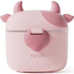 lot 12415 image: NCVI Baby Formula Dispenser On The Go, Formula Container To Go, Formula Holder for Travel, Outdoor Picnic with Baby Infant, Portable Container for Milk Powder, Snacks, Candy, Fruits (Pink)