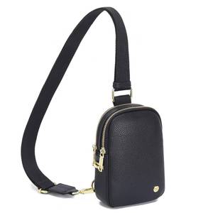 lot 12416 image: INICAT Anti Theft Crossbody Bag for Women, Small RFID Blocking Sling Purse with Zipper Lock for Travel, Vegan Leather(Black)