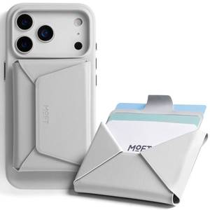 lot 12417 image: MOFT Magsafe Wallet, Slim Magnetic 8 - Card Holder, Snap Field Wallet with Pull to Access Design, RFID Blocking, MOVAS Veagn Leather Minimalist Travel Wallets for Men & Women, Misty Cove