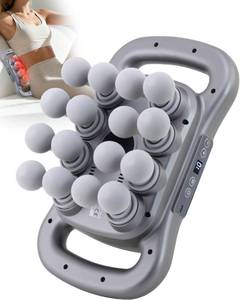 lot 13276 image: UFFAE 16-Head Massage Gun, Deep Tissue Percussion Massager with 9 Modes & 9 Intensities, 2600mAh Battery Back Bassager for Pain Relief Deep Tissue for Muscle Pain Relief in Back, Legs, Shoulders