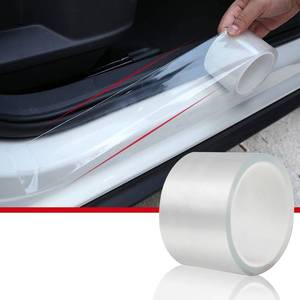 lot 14179 image: CloudBuyer Universal Car Door Edge Protector, Clear Sill Guard Film with Anti-Collision Protection for Most Vehicles (33Ft x 2.7In, Transparent)