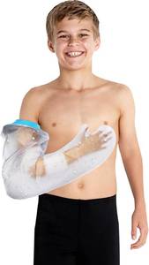 lot 14190 image: Asunby Cast Covers for Shower Kids Full Arm Waterproof, Rusable Long Protector Bag for Teens Broken Hand,Wrist,Finger,Elbow, Soft Comfortable Showering Sleeves to Keep Child Wounds Dry(Long)