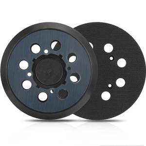 lot 14192 image: Gnellkoor Sander Pad Replacement for Dewalt, 2 Pack 5 8 Hole Hook and Loop Orbital Sander Pad Compatible with DeWalt DWE6421 6421K DWE6423 6423K DCW210B Random Orbital Sanders (4 Screw Holes)
