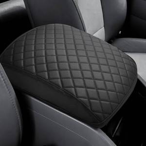lot 14199 image: JOYTUTUS Center Console Cover Compatible with 2009-2015 Pilot, Leather Arm Rest Armrest Cover for Car, Durable Middle Console Cover Lid Replacement for Trucks, Easy to Install, Black