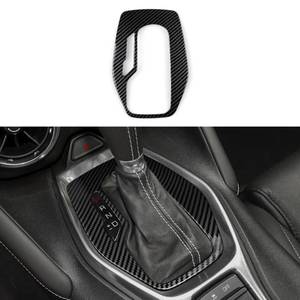 lot 14202 image: Car Sticker ABS Carbon Fiber Decal Interior Trim Cover for Chevrolet Camaro Accessories 2016-2023 (Gear Shift Panel)