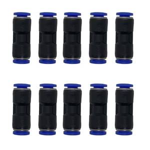 lot 14218 image: zjxed 14 OD x 316 OD Pneumatic quick Connector Push to Connect fittings Straight reducer UnionCoupler (Pack of 10)