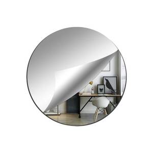 lot 14223 image: DARENYI Glass Round Mirror Tile, 6 inch Self Adhesive Mirror Sticker Small Circle Mirror Sheet for DIY Crafts, Glass Mirror Plates Trays for Wedding Table Centerpieces Walls Decor