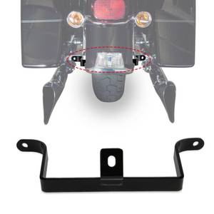 lot 14227 image: PSLER Saddle Bag Saddlebag to Fender Support Bracket Saddlebag Mount to Mudguard Support Bar for Touring Street Glide Road Glide FLTR Electra Glide FLHT Road King FLHR 1984-2008 Gloss Black
