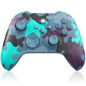 lot 14243 image: Xexvyrin Wireless for X-Box Controller, Compatible with X-box One XS, Series PC, Special Edition Custom Controller 6-Axis Motion Control3.5mm Audio JackDual VibrationMacro FunctionTurbo�� ����Blue��