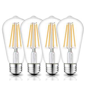 lot 14247 image: Beonllay 12V Edison Bulb E26 6W 12 Volt Light Bulb 12V 24V 36V DCAC