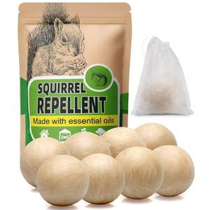 lot 14250 image: AUDQQM Squirrel Repellent Outdoor, Chipmunk Repellent for Garden, Squirrels Deterrent, Keep Squirrels & Chipmunks Away, Squirrels Repellant, Easy to Place for Yard, Attic & Bird Feeders, Pack of 8