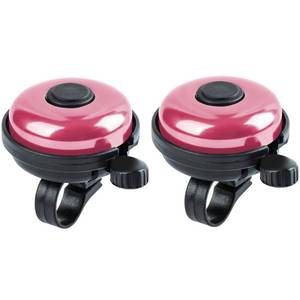 lot 14278 image: Xthuge Classic Bike Bell, Aluminum Bicycle Bell, Loud Crisp Clear Sound Bicycle Bike Bell for Adults Kids(Pink-Right Hand Use2 Pack)