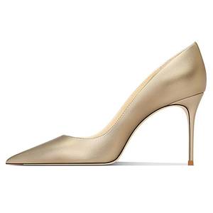 lot 14303 image: Qunvngutui Womens Pointed Toe Stiletto High Heel Pumps 3.15IN Slip-On Party Wedding Evening Shoes Wine Red US8