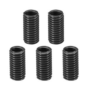 lot 14305 image: PATIKIL Grade 8.8 Carbon Steel Threaded Repair Insert Nut, 5pcs M8x1.25 Female to M10x1.5 Male Screw Sleeve Inserts Reducing Adapter Reducer 20mm