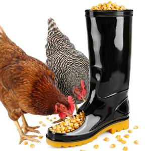 lot 14349 image: UCandy Chicken Feeder for Oyster Shell, Funny Rubber Chicken Feeder No Waste,Outdoor Poultry Feeder for Chickens,Ducks & Birds Large Capacity,Standing Feeder for Farm & Backyard