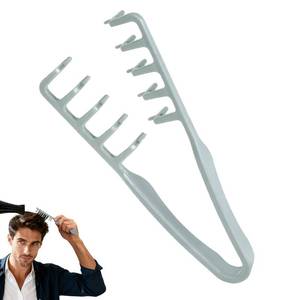 lot 14352 image: Utmiga Texture Comb, Volumizing Fluffy Texture Styling Comb for Men and Women, Wide-Tooth Texturizing Styling Tool for Volume & Fringe Parting (Grey) 2 Pack