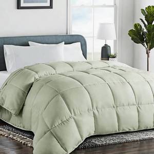 lot 19607 image: COHOME Premium Queen Size Comforter, All-Season Quilted Down Alternative Duvet Insert, Luxury Hotel GentleSoft Comforter with Anti-Clump Tech & 8 Tabs - Reversible - Sage Green 88x88 inches