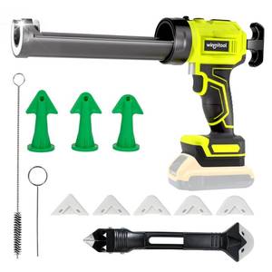 lot 19611 image: Winmitool Cordless Caulking Gun Compatible with DeWalt 20V Max Battery, 10oz (300ml) Electric Caulk Gun, No-Drip Battery Powered Caulking Gun with LED Light for Filling, Sealing & Repair (No Battery)