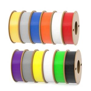 lot 19615 image: dikale PLA 3D Printer Filament 1.75mm No Tangle, Net Weight 250g Spool, 12 Packs, PLA Pro Plus, 12 Assorted Multiple Colors, Total 3KG Material