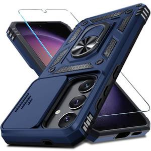lot 20296 image: for Samsung Galaxy S25S24 Case Built in Slide Camera Cover & Kickstand