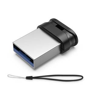 lot 20303 image: RAOYI USB Stick 128GB USB 3.0 Flash Drive with Lanyard,128G Mini Fit Memory Stick Ultra Slim Thumb Drive Zip Drive for PC Desktop-Black