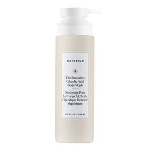 lot 20310 image: Naturium The Smoother Glycolic Acid Exfoliating Body Wash, Soft & Smoothing Cleanser, 16.9 oz