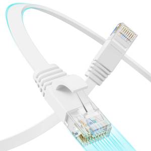lot 20312 image: Mnlnbuao Cat 6 Flat Ethernet Cable 200 FT, UTP 10Gbps High-Speed Cat6 Ethernet Cable, Pure Copper Cat 6 Cable, Long Ethernet Cable for Home or Office Network Wiring, White