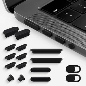 lot 20348 image: CaseBuy MacBook Pro Accessories, 14 Pack Dust Plug Covers for 2026-2021 MacBook Pro 1416 inch M5 M4 M3 M2 M1 ProMax, Dust Plug for HDMI, Thunderbolt, SDXC, Magsafe, Headphone & 2PCS Webcam Cover