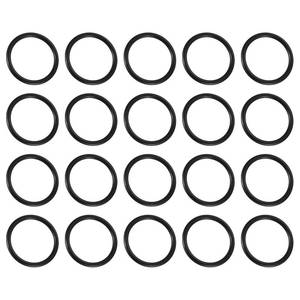 lot 20352 image: uxcell 20Pcs AS-218 O-Rings, Nitrile Rubber O-Rings 1-14 ID 1-12 OD 316 Width for Faucet Plumbing Machine Sealing Automotive Repair, Tail Cap Assembly, 90 Durometer, Black