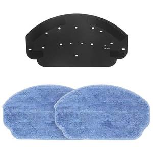 lot 20385 image: Fixbetter Mop Pads Replacement Holder Set for MAMNV BR150BR151, for ZCWA BR150BR151, for ONSON BR150BR151, for GTTVO BR150BR151, for MANVINS G20 Robot Vacuum Cleaner (1 Pad Only)