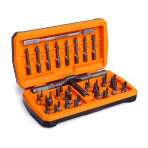 lot 20400 image: ANVANNA 42 in 1 Magnetic Screwdriver, Screwdriver Set, Multi Bit Ratcheting Screwdriver Set with Storage Case Repair Tool Kit for Computer, Eyeglass, Bicycles, Watch, Ring Doorbell, Furniture and DIY