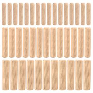 lot 20440 image: 90 Pcs Wooden Dowel Pins, Wood pegs,Wood connectors,Easy Insertion,