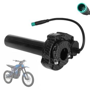 lot 20441 image: Throttle Handle Twist Grip Carbon Fiber Pattern for Talaria 5 Pin 5-Wire Interface for Talaria Sting MX3 MX4 MX5 Electric Dirt Bike